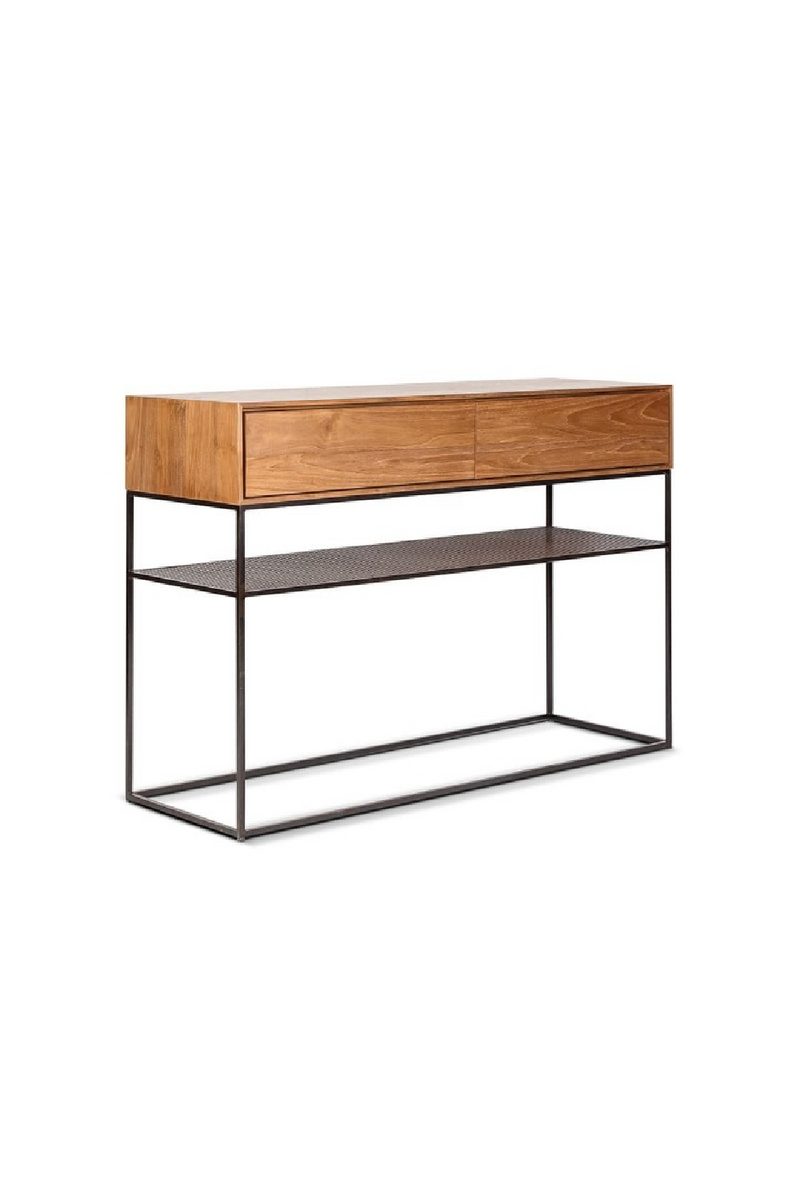 Natural Teak 2-Drawer Console | Dareels Onetwo | Oroatrade.com