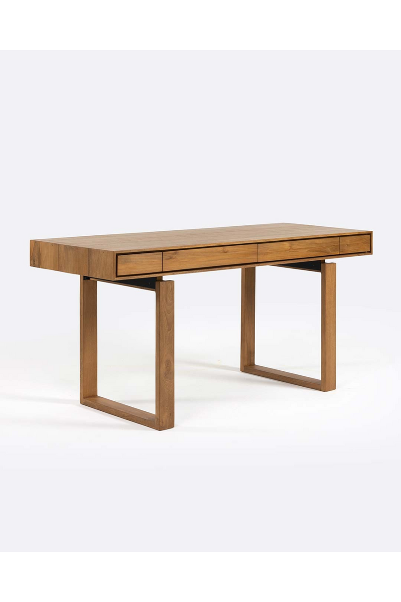 Teak 4-Drawer Writing Desk | Dareels Sinjai | Oroatrade.com