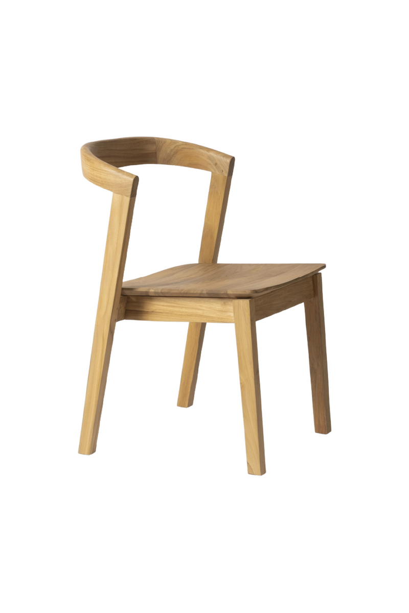 Teak Curved Back Chair | Dareels Arc | Oroatrade.com