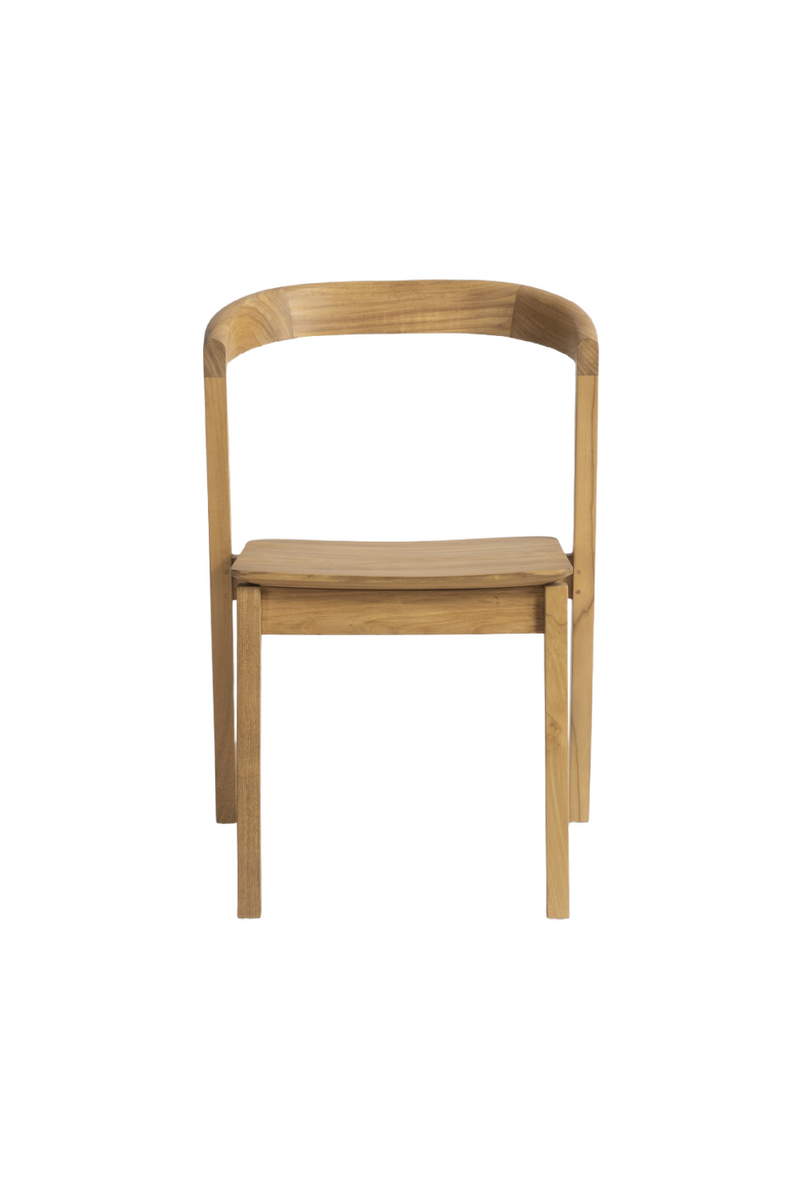 Teak Curved Back Chair | Dareels Arc | Oroatrade.com