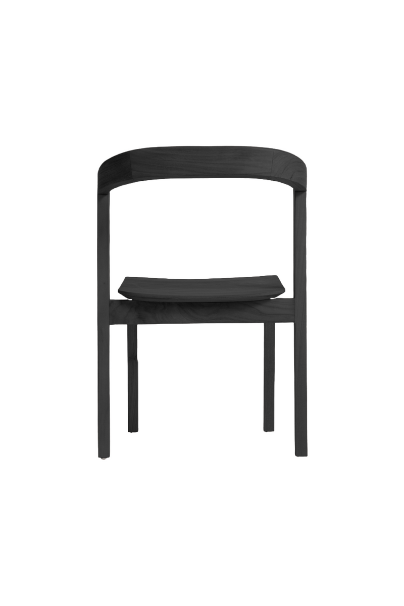 Teak Curved Back Chair | Dareels Arc | Oroatrade.com