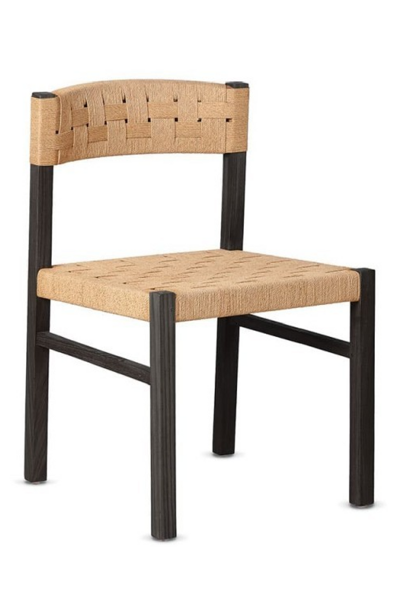 Black Teak Rope Chair | Dareels Cora | Oroatrade.com