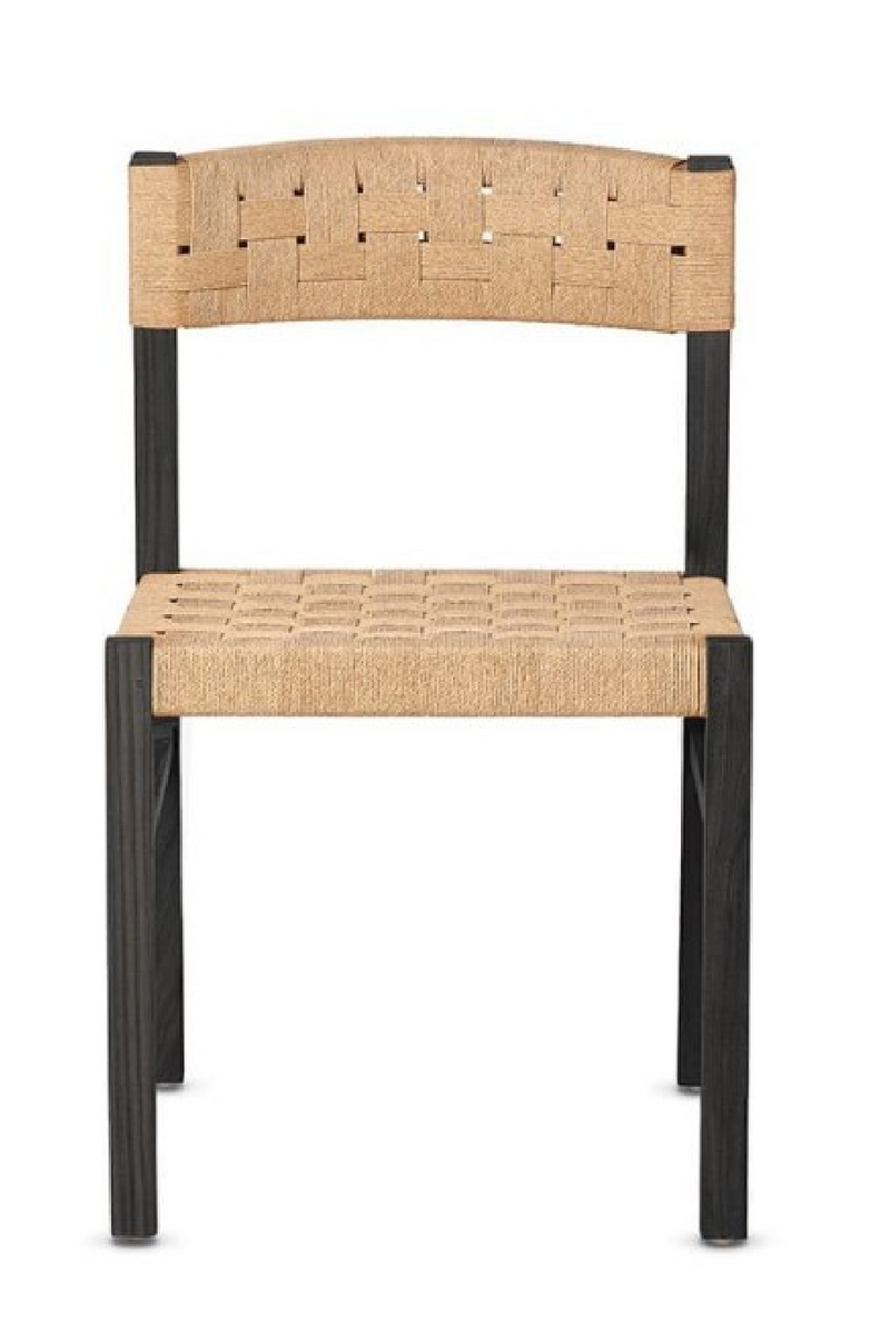 Black Teak Rope Chair | Dareels Cora | Oroatrade.com