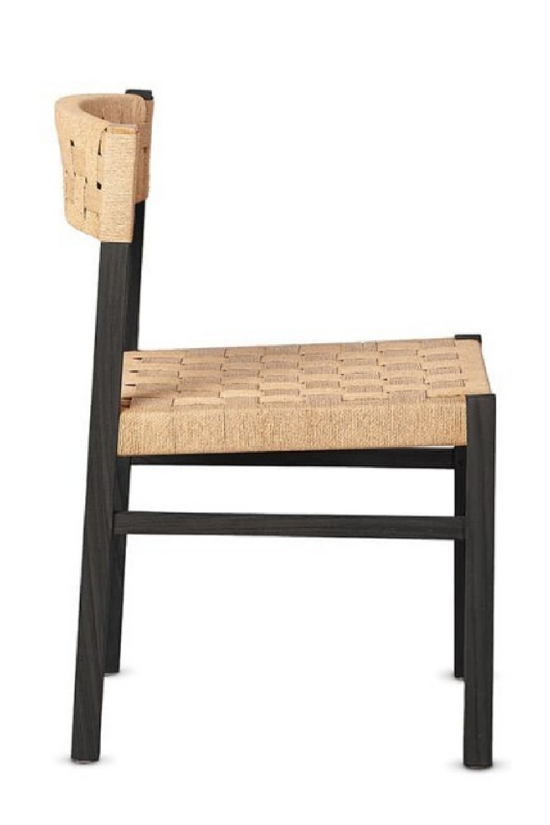 Black Teak Rope Chair | Dareels Cora | Oroatrade.com