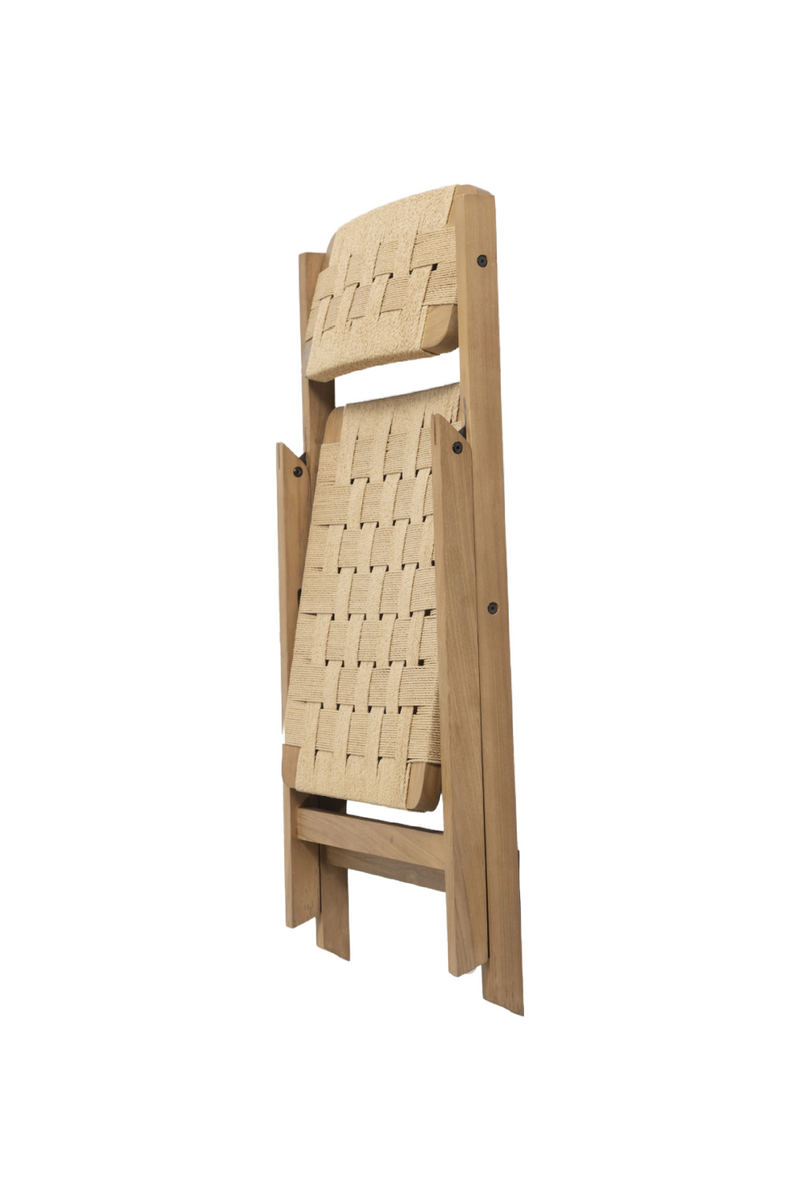 Teak Frame Foldable Chair | Dareels Cora | Oroatrade.com