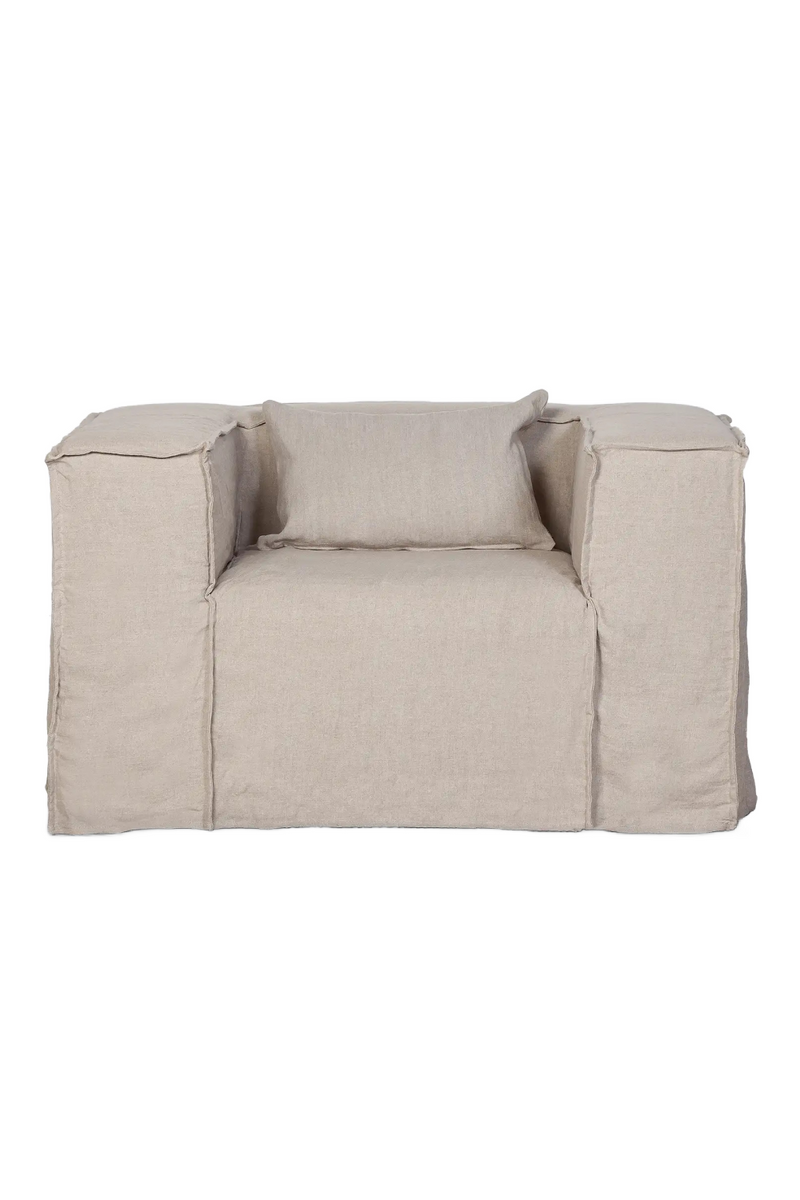 Natural Linen Sofa | Dareels Strozzi | Oroatrade.com