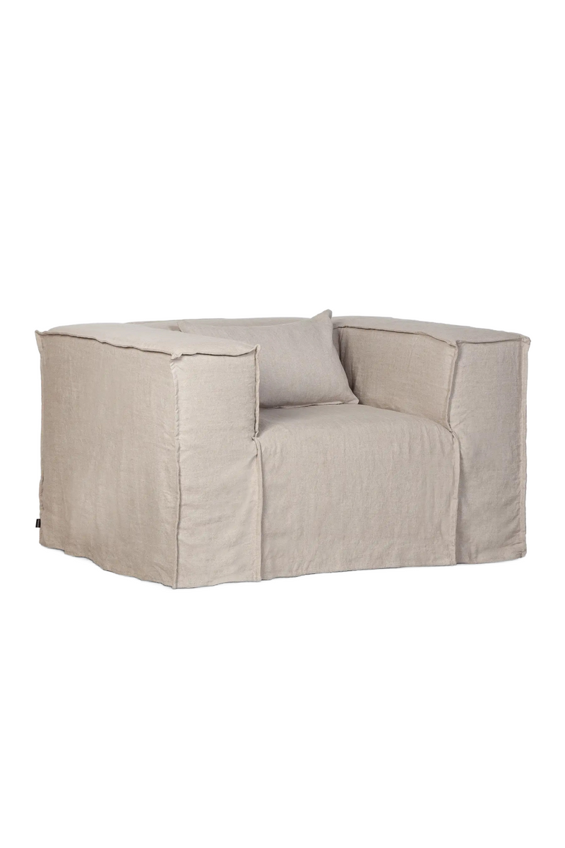 Natural Linen Sofa | Dareels Strozzi | Oroatrade.com