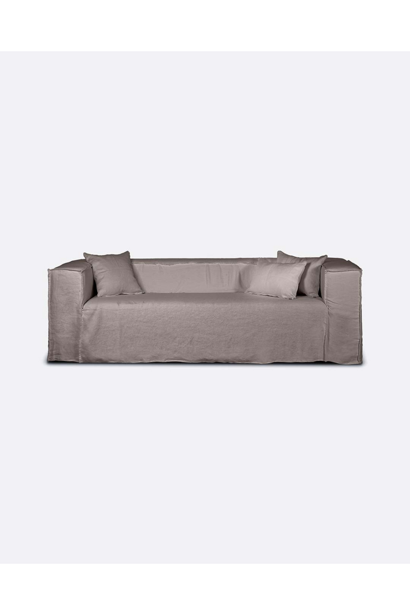 Natural Linen 2-Seater Sofa | Dareels Strozzi | Oroatrade.com