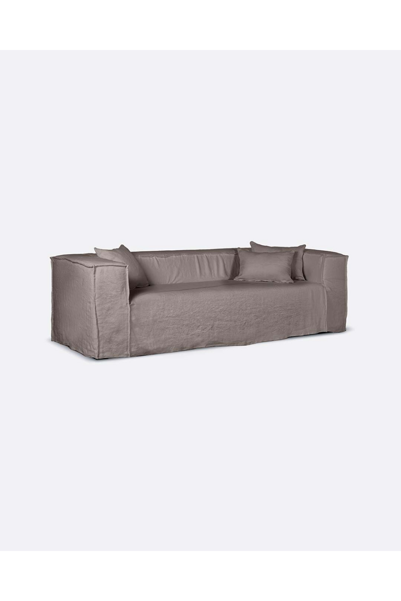 Natural Linen 2-Seater Sofa | Dareels Strozzi | Oroatrade.com