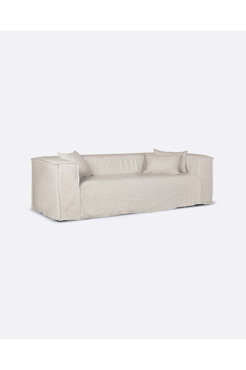 Natural Linen 2-Seater Sofa | Dareels Strozzi | Oroatrade.com