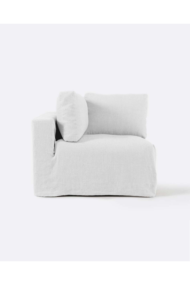 Linen Covered End Sofa | Dareels Beethoven | Oroatrade.com