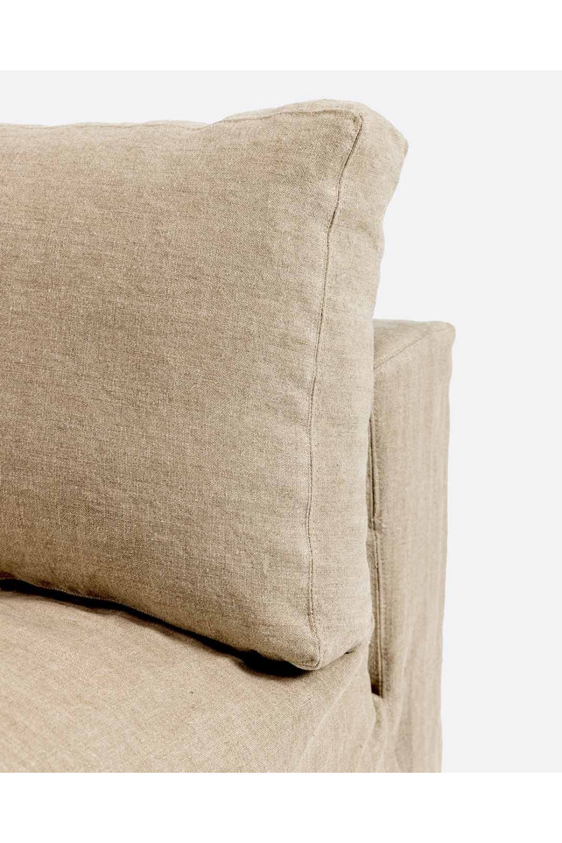 Linen Covered Central Sofa | Dareels Beethoven | Oroatrade.com