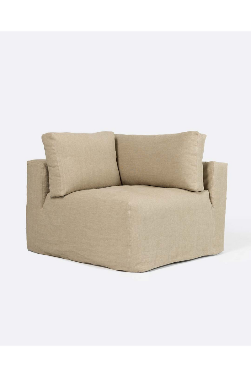 Linen Covered End Sofa | Dareels Beethoven | Oroatrade.com