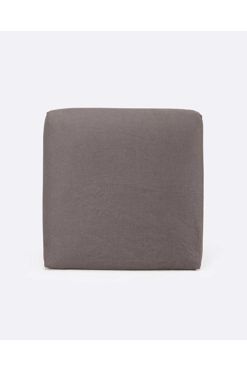 Square Linen Pouf | Dareels Beethoven | Oroatrade.com