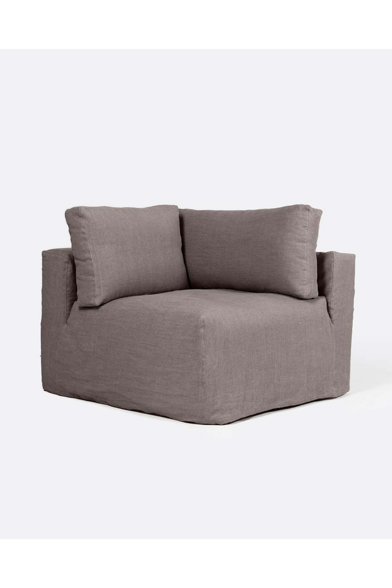 Linen Covered End Sofa | Dareels Beethoven | Oroatrade.com