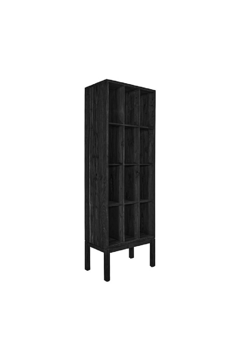 Black Modern Classic Teak Shelf | Dareels Erosi | Oroatrade.com