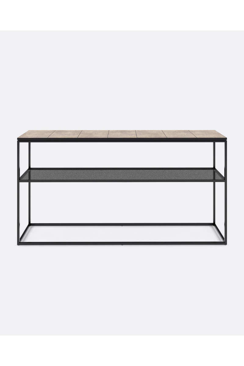 Leather Top Console Table | Dareels Rengar | Oroatrade.com