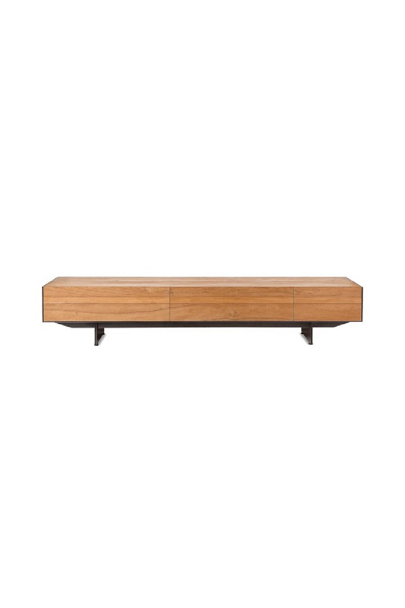 Natural Teak Low Sideboard | Dareels Geox | Oroatrade.com