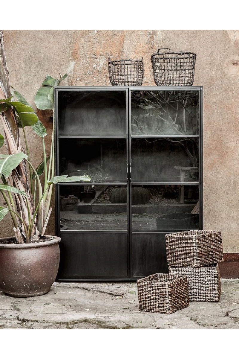 Glass Door Display Cabinet | Dareels Iron Ox | Oroatrade.com