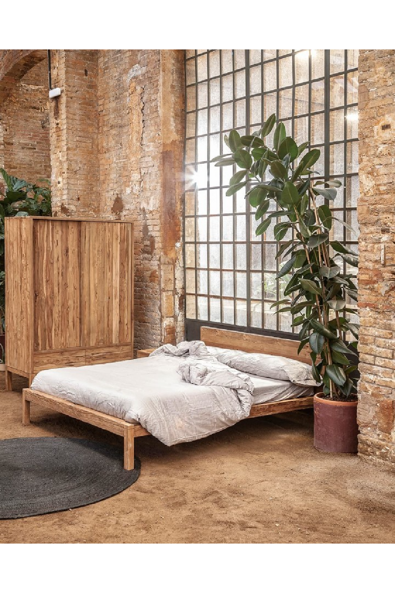 Slatted Teak Minimalist Bed | Dareels Erosi | Oroatrade.com