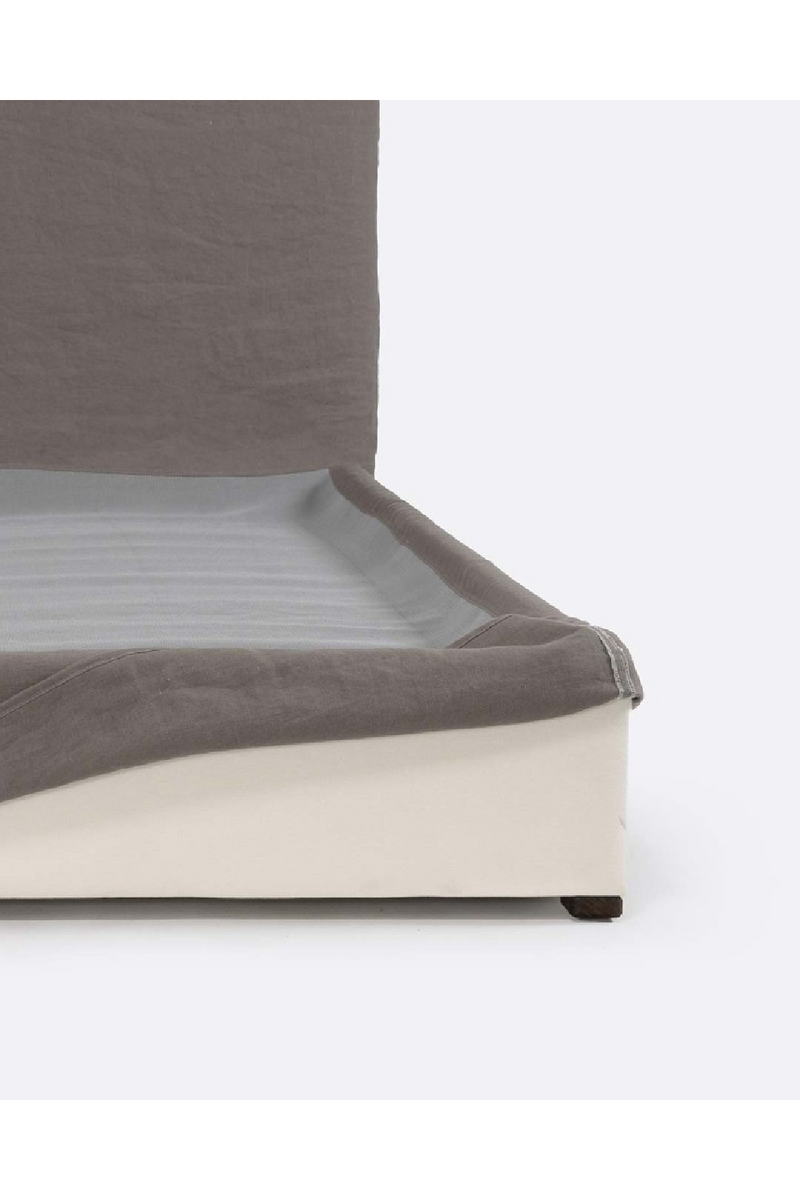 Linen Covered Queen Bed | Dareels Beethoven | Oroatrade.com