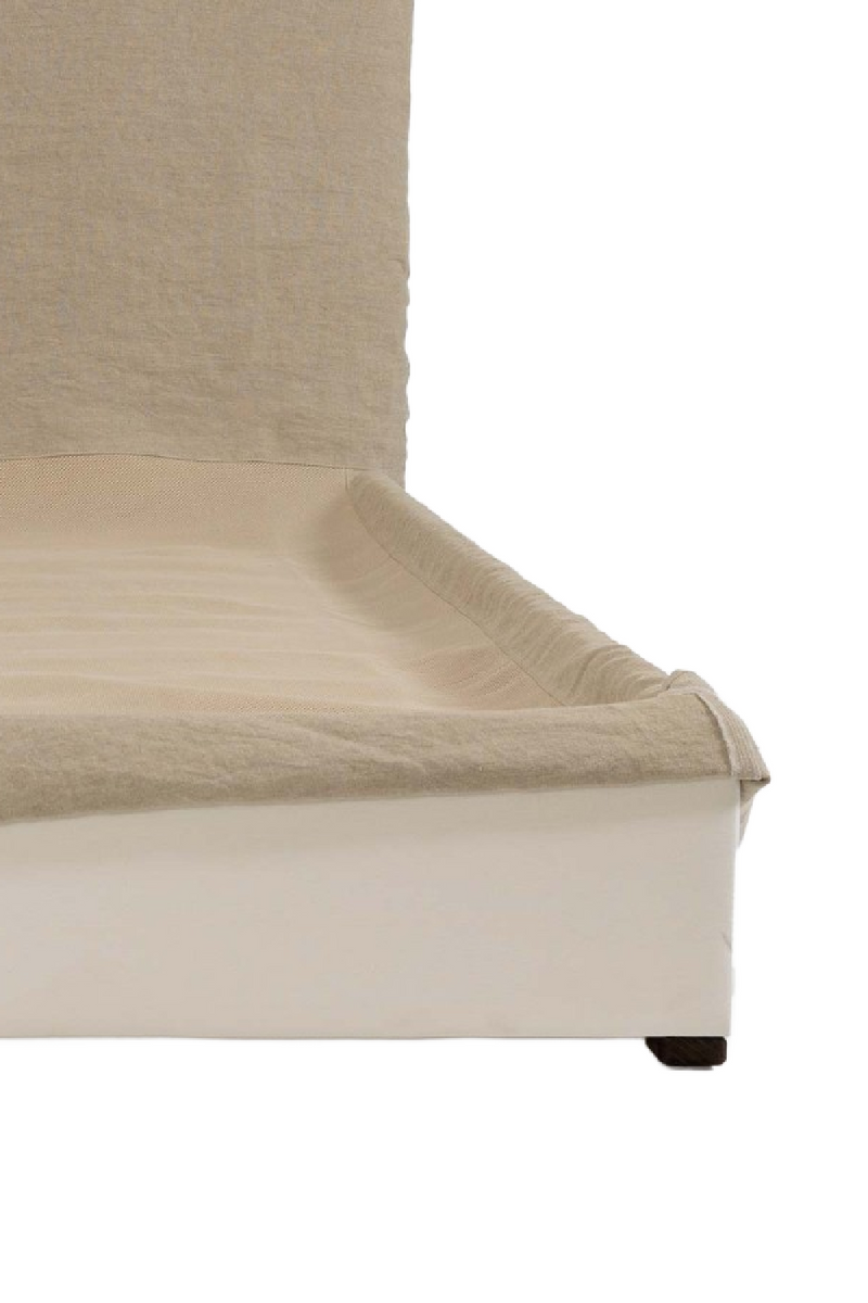 Linen Covered Queen Bed | Dareels Beethoven | Oroatrade.com