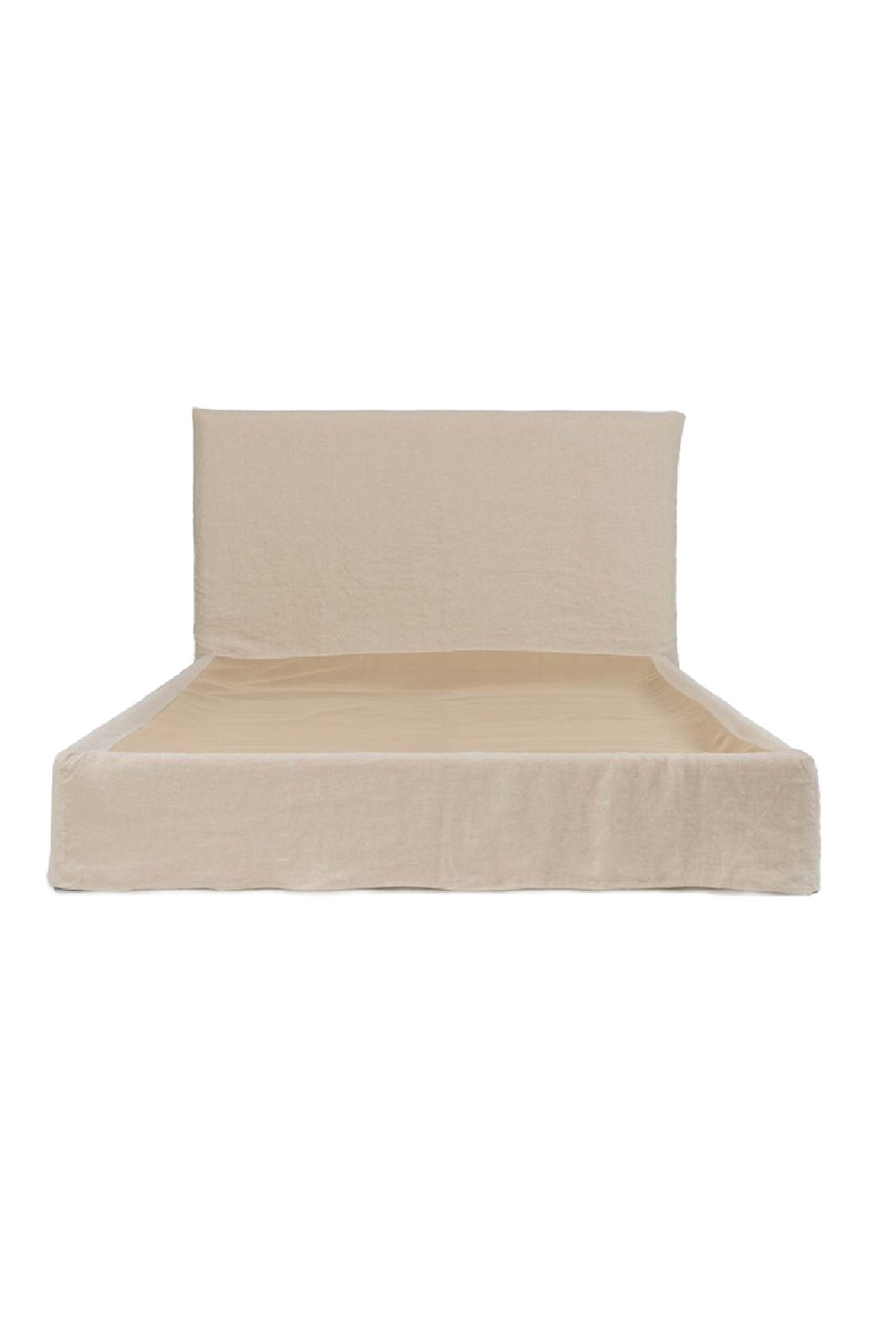 Linen Covered Queen Bed | Dareels Beethoven | Oroatrade.com