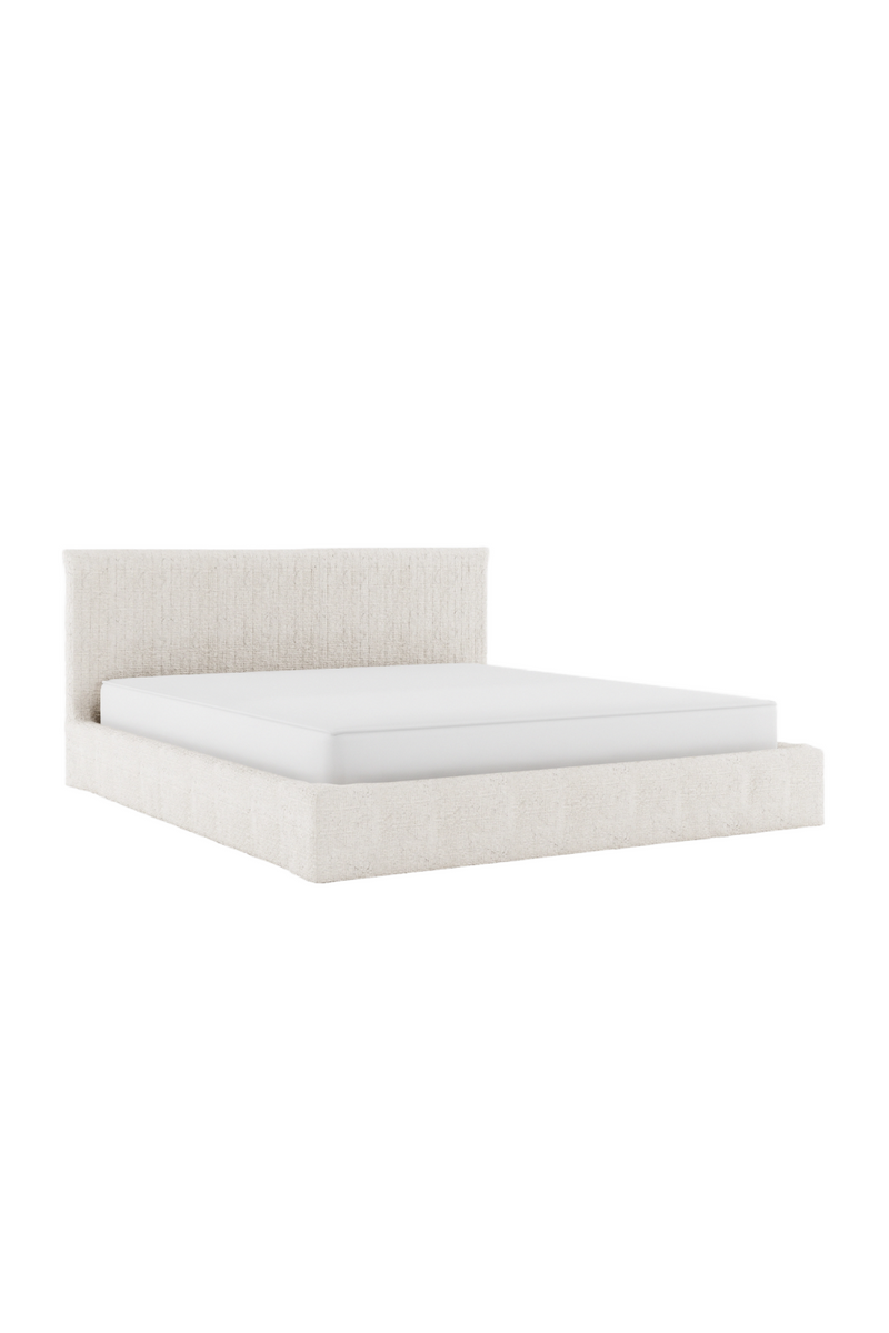 Linen Covered Queen Bed | Dareels Beethoven | Oroatrade.com