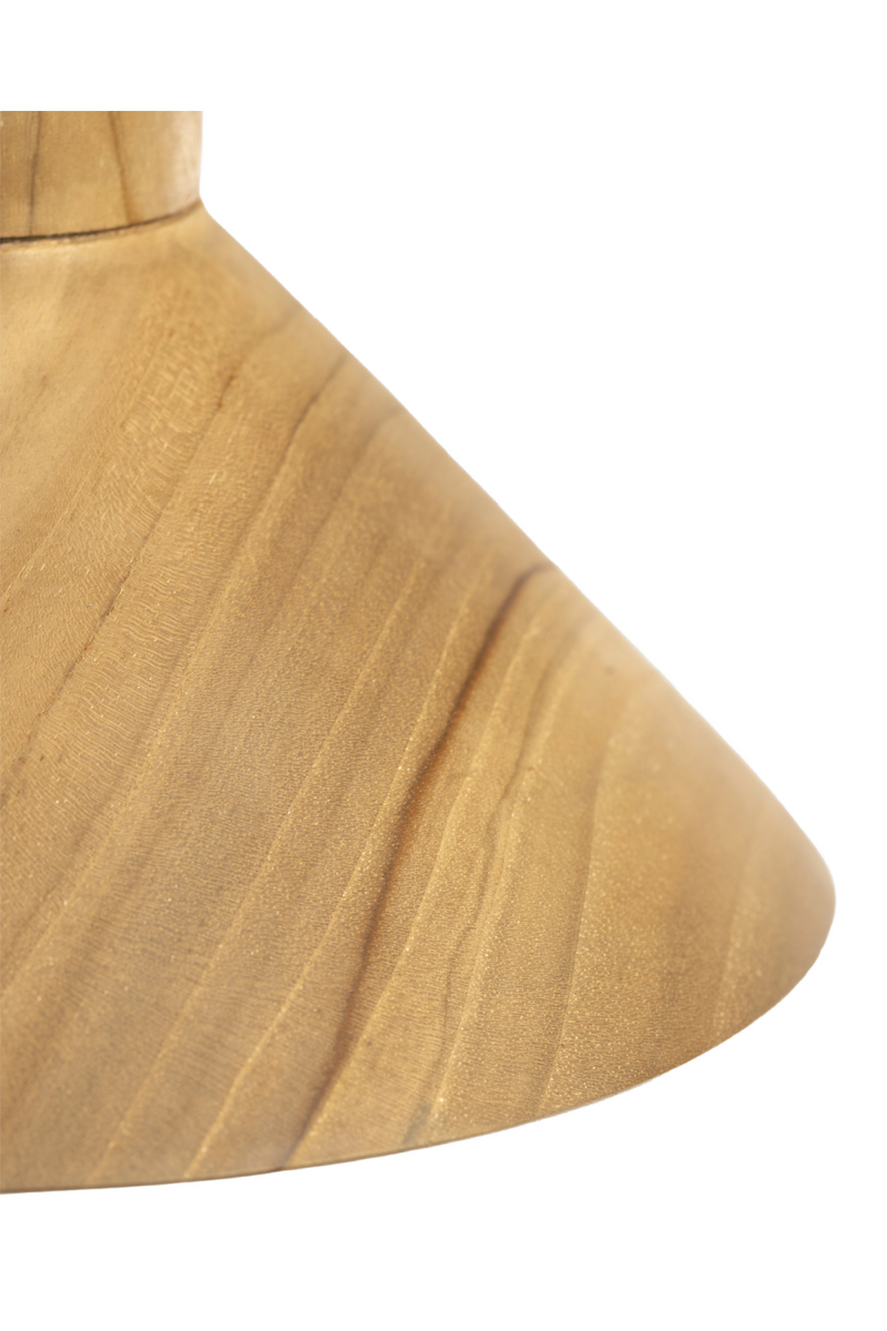 Geometric Teak Pendant Lamp | Dareels Vertex | Oroatrade.com