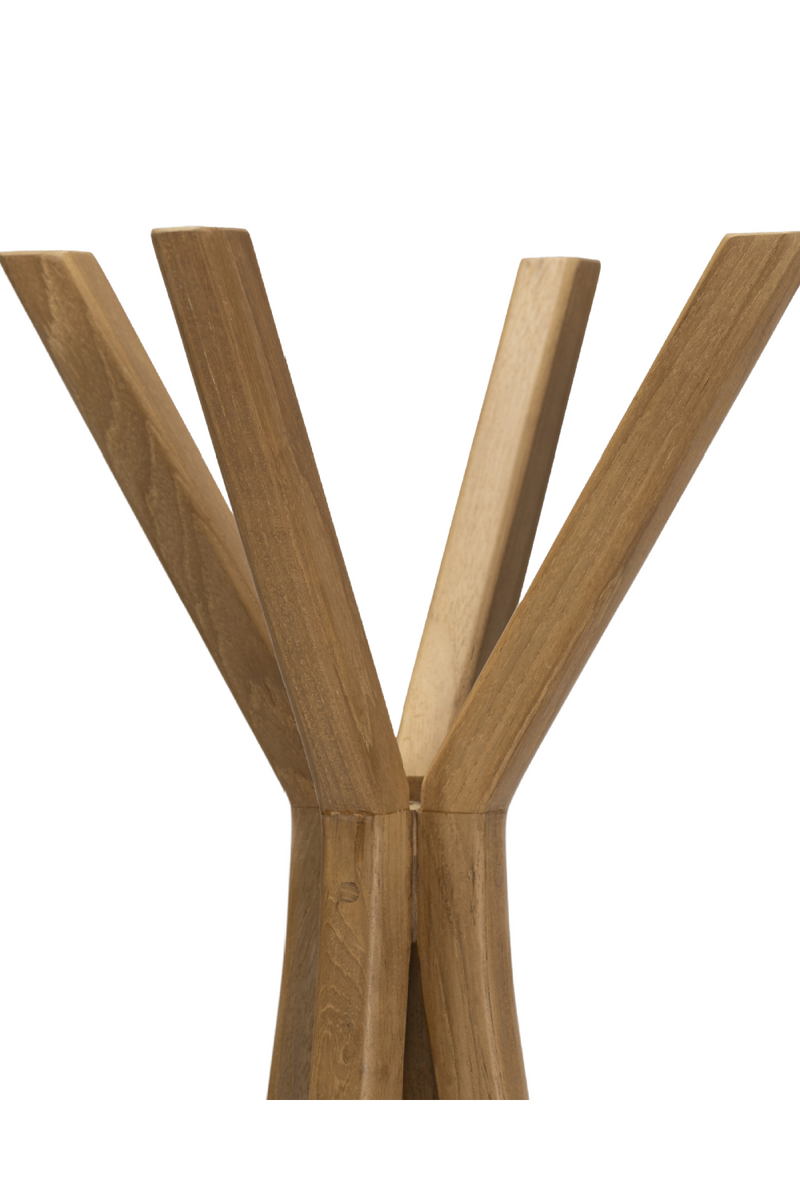 Natural Teak Coat Stand | Dareels Halus | Oroatrade.com