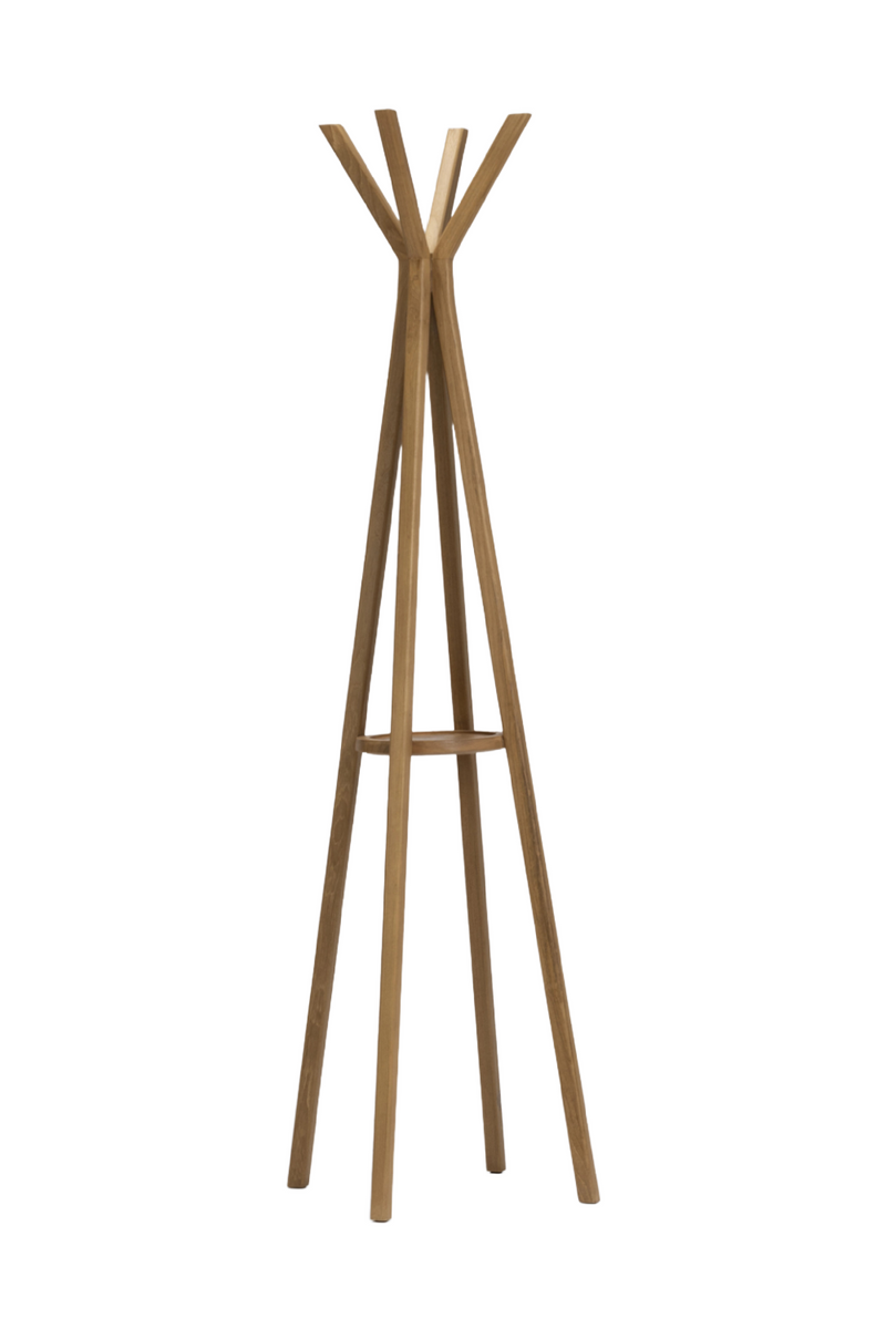 Natural Teak Coat Stand | Dareels Halus | Oroatrade.com