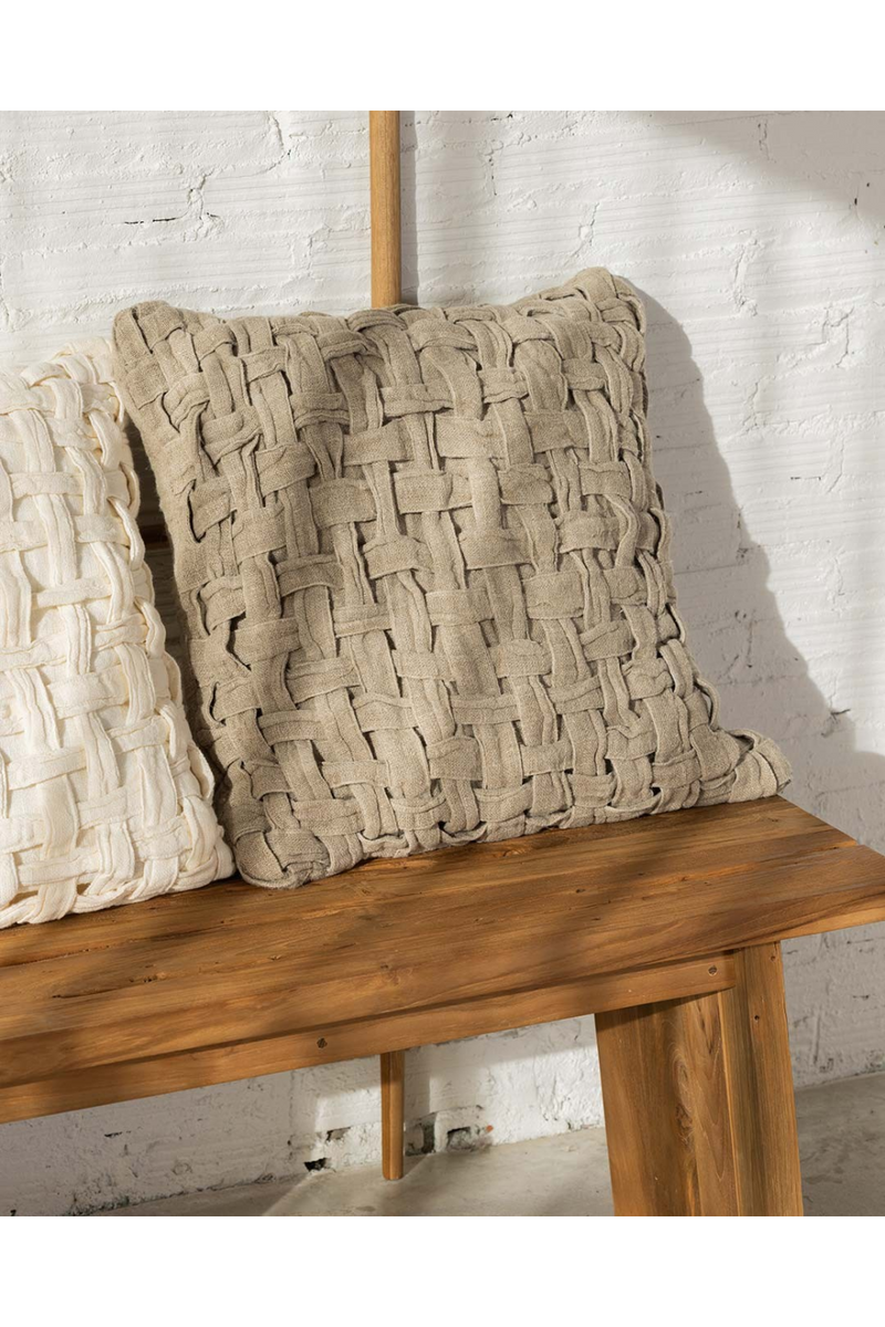 Braided Linen Cushion Cover | Dareels Watrap | Oroatrade.com