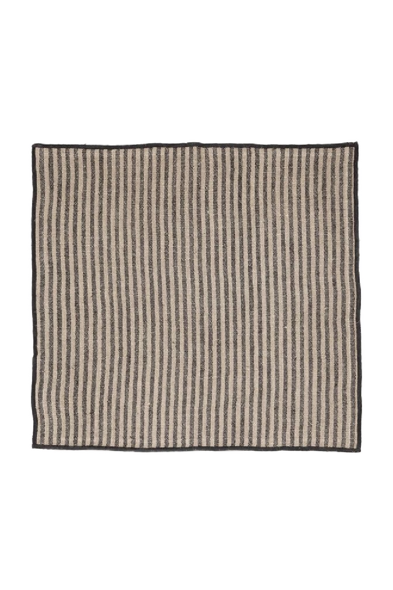 Striped Linen Napkin Set (4) | Dareels Nohar | Ooratrade.com