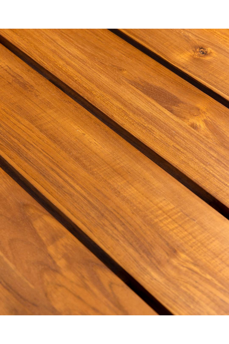 Slatted Teak Outdoor Dining Table | Dareels Medan | Oroatrade.com