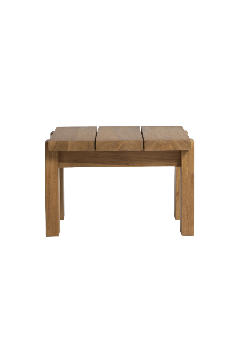 Slatted Outdoor Side Table | Dareels Medan