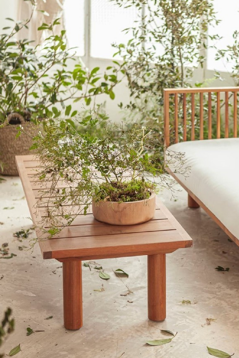 Slatted Teak Outdoor Coffee Table | Dareels Toprak | Oroatrade.com