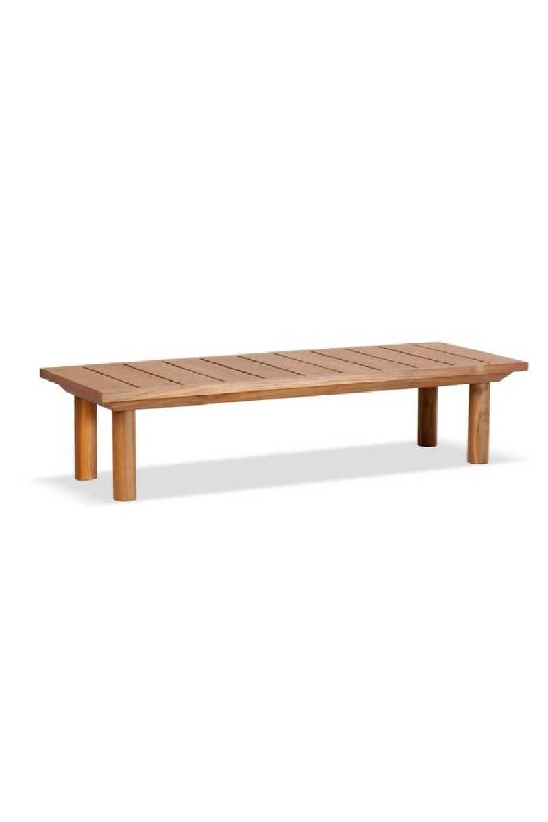 Slatted Teak Outdoor Coffee Table | Dareels Toprak | Oroatrade.com