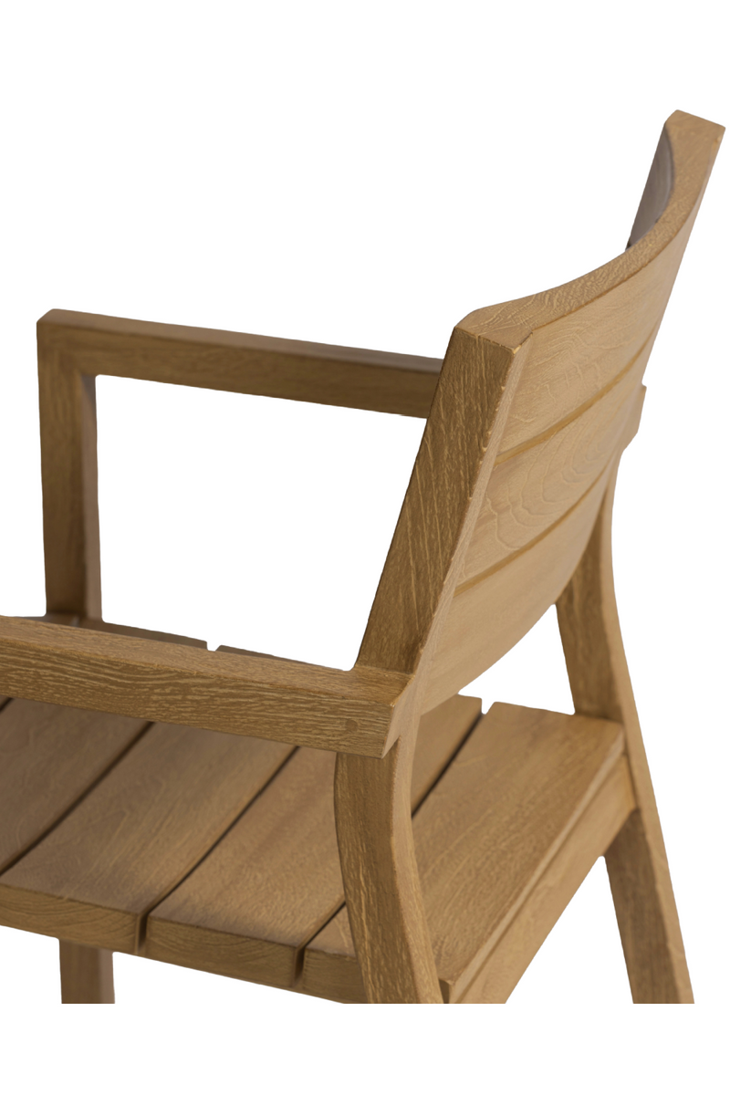 Natural Teak Outdoor Armchair | Dareels Genesis | Oroatrade.com