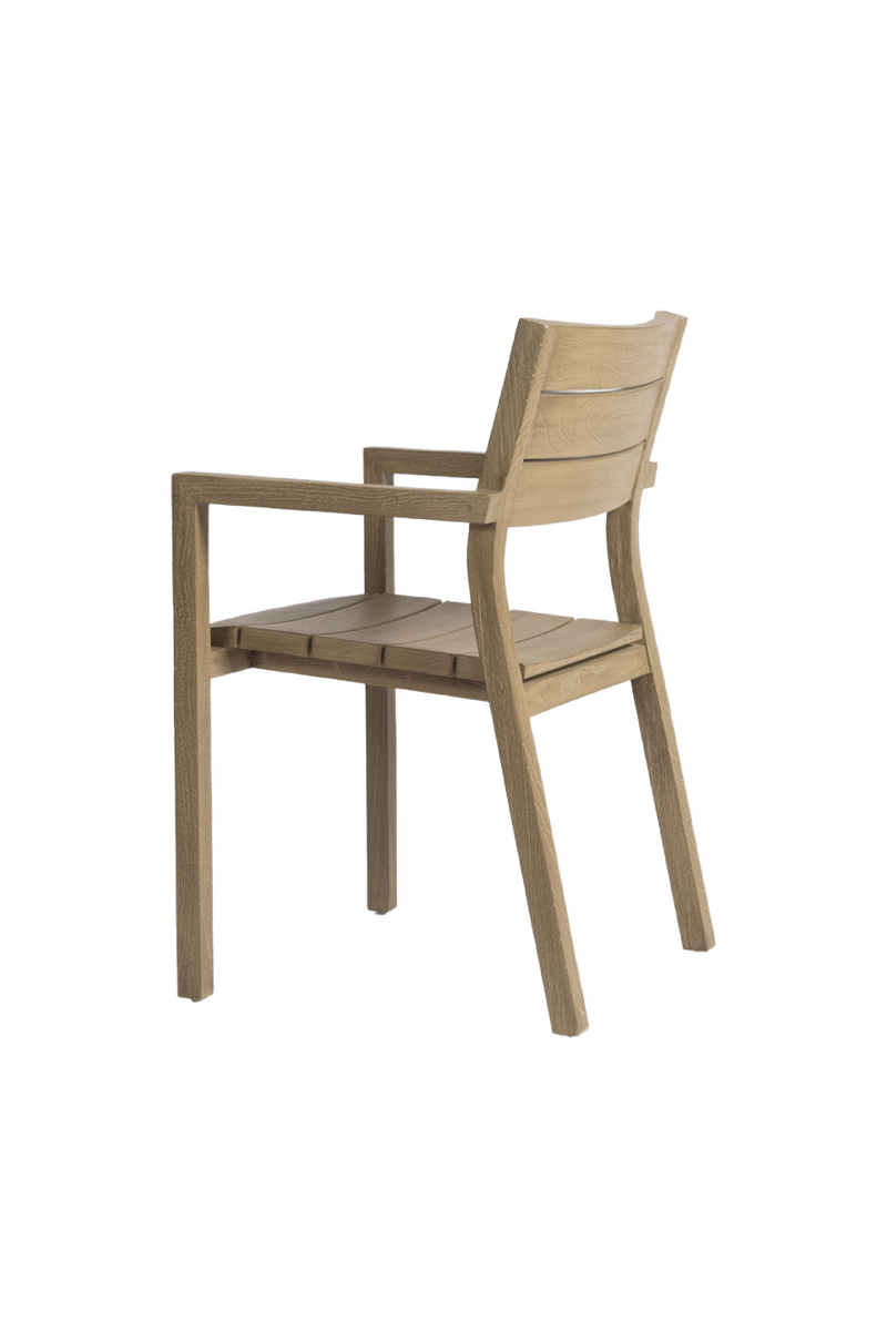 Natural Teak Outdoor Armchair | Dareels Genesis | Oroatrade.com