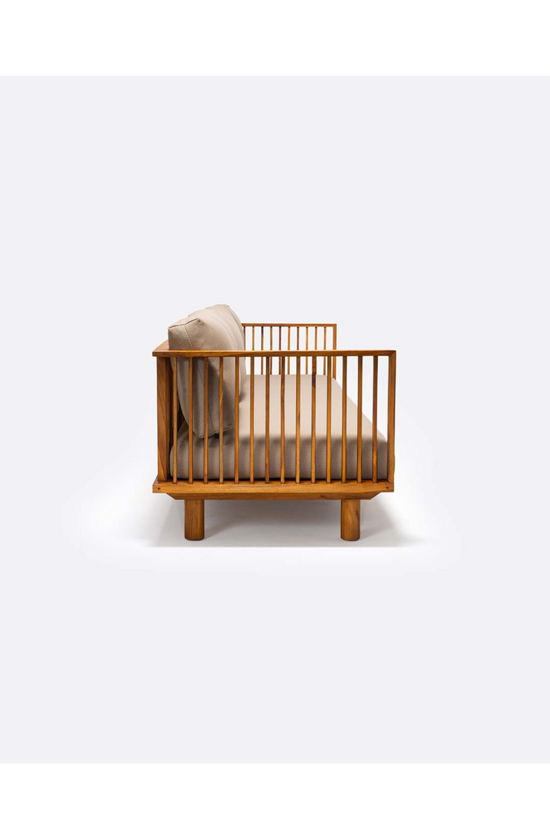 Natural Teak Outdoor Sofa | Dareels Toprak | Oroatrade.com