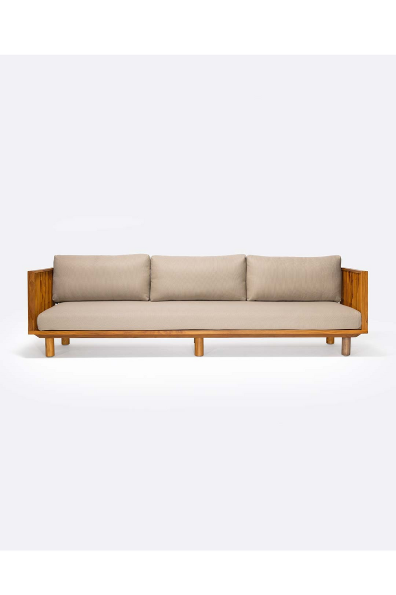 Natural Teak Outdoor Sofa | Dareels Toprak | Oroatrade.com