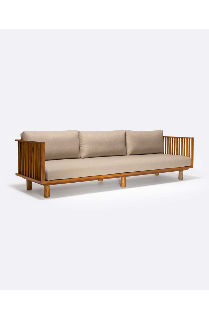 Natural Teak Outdoor Sofa | Dareels Toprak | Oroatrade.com