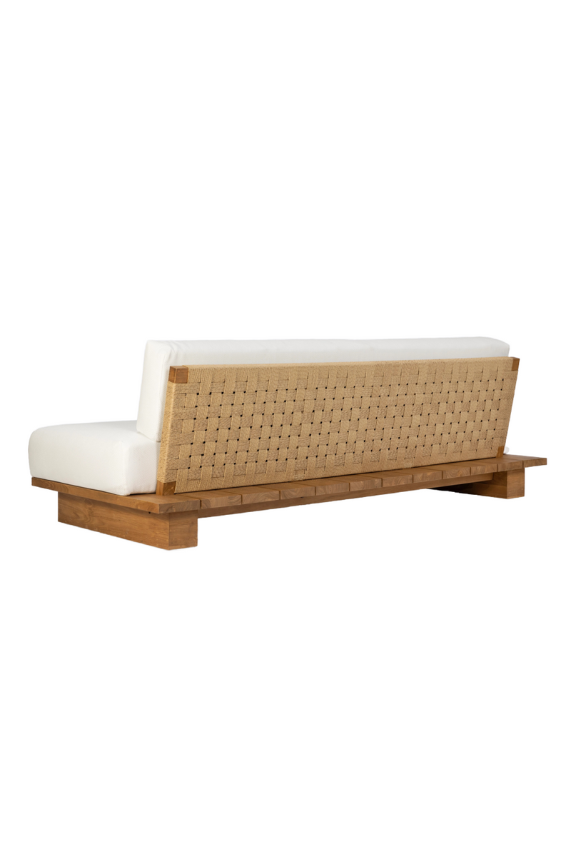 Hand-Woven Paper Back Outdoor Sofa | Dareels Cora | Oroatrade.com