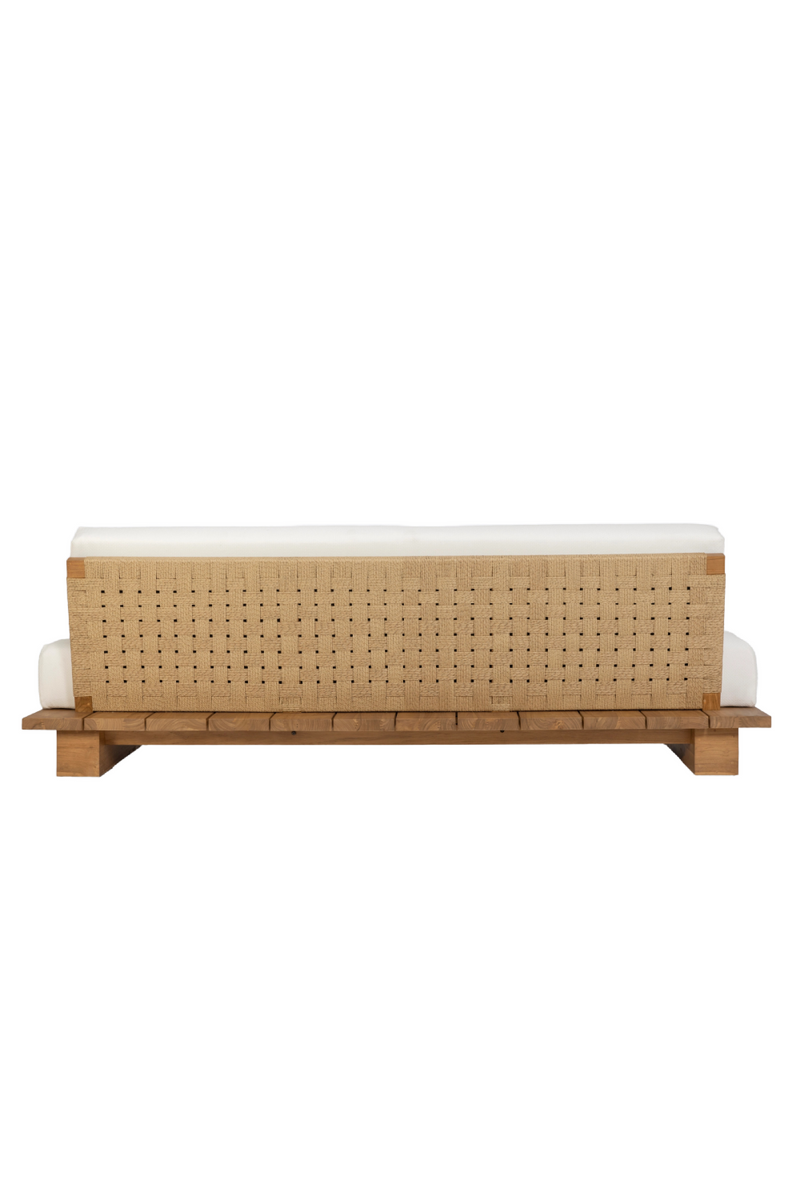 Hand-Woven Paper Back Outdoor Sofa | Dareels Cora | Oroatrade.com