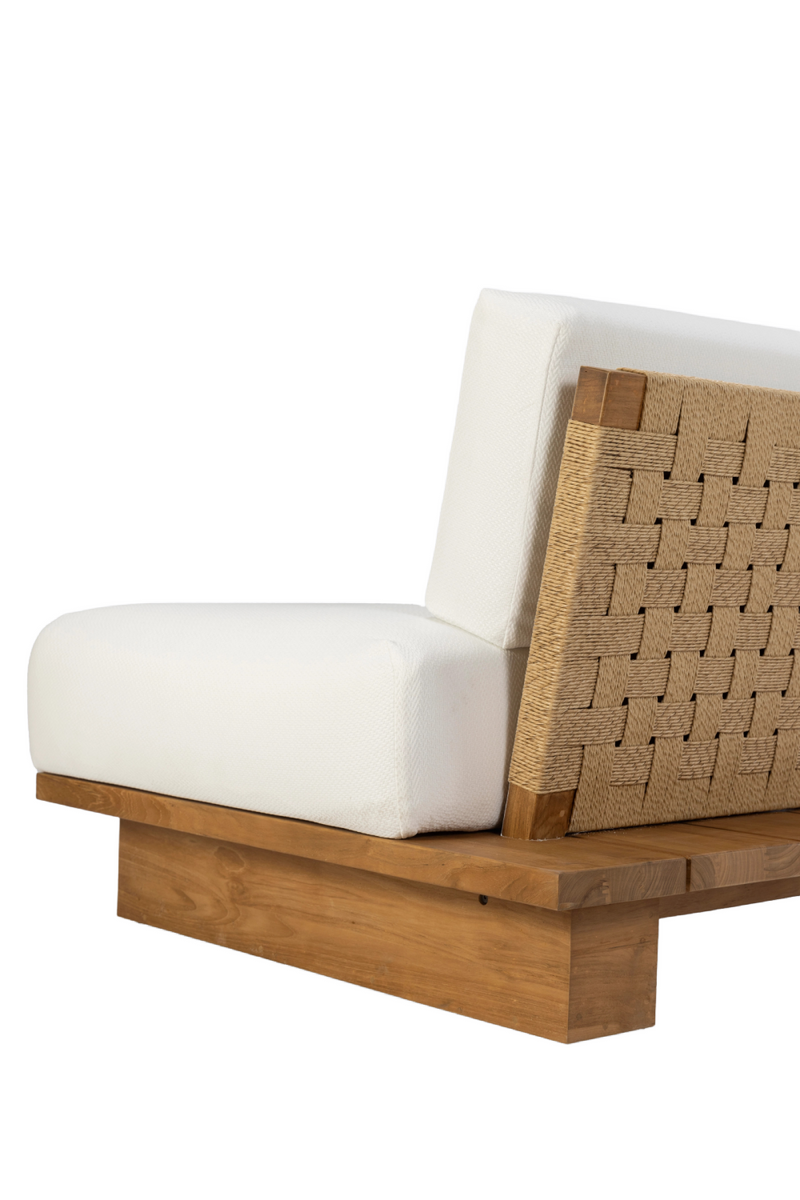 Hand-Woven Paper Back Outdoor Sofa | Dareels Cora | Oroatrade.com