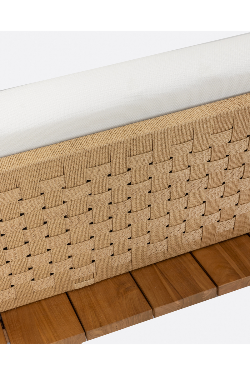 Hand-Woven Paper Back Outdoor Sofa | Dareels Cora | Oroatrade.com