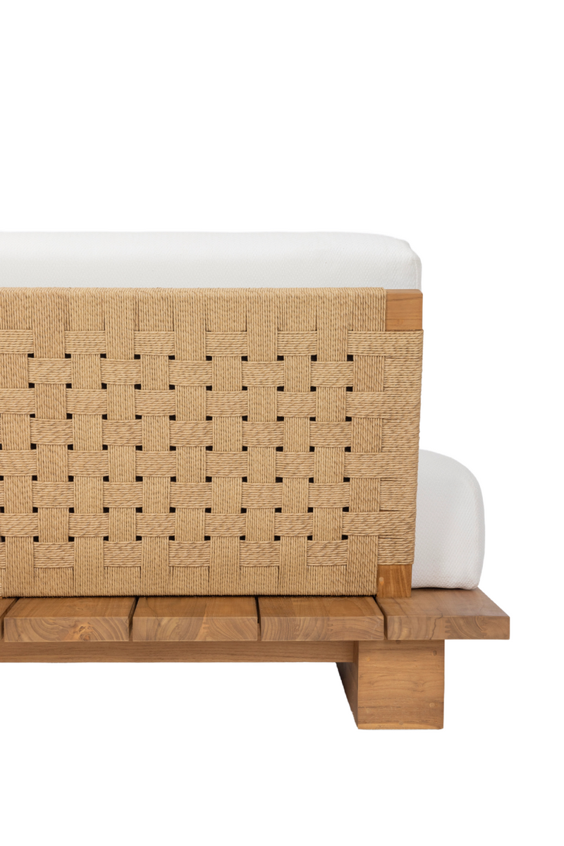 Hand-Woven Paper Back Outdoor Sofa | Dareels Cora | Oroatrade.com