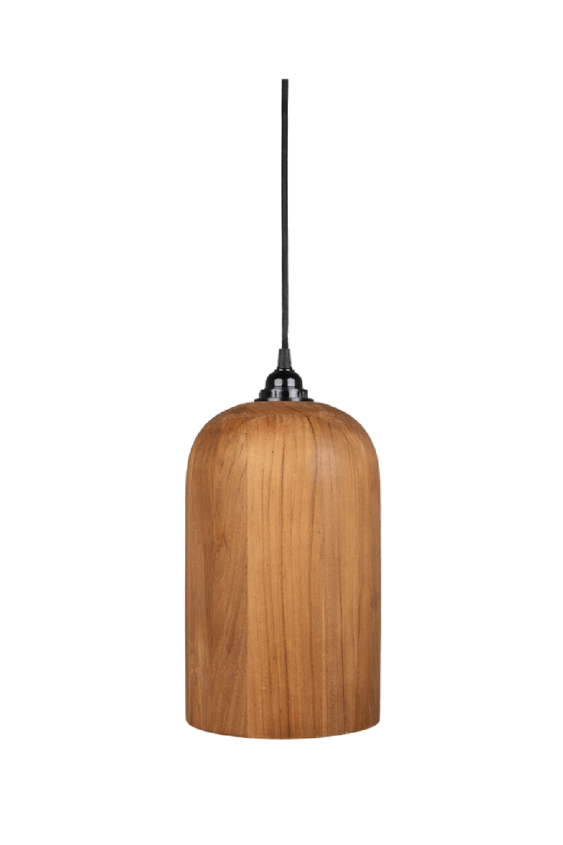 Teak Wood Pendant Lamp | dBodhi Bullet | Oroatrade.com