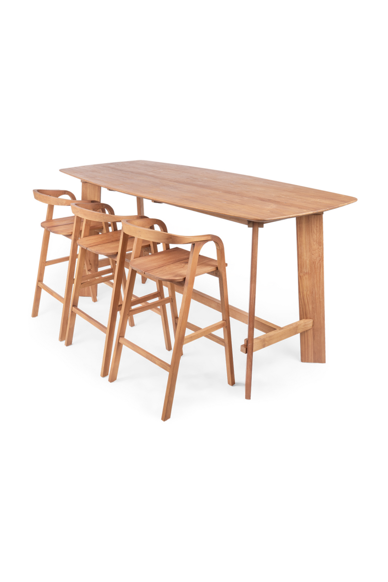 Teak Modern Bar Table | dBodhi Grace | Oroatrade.com