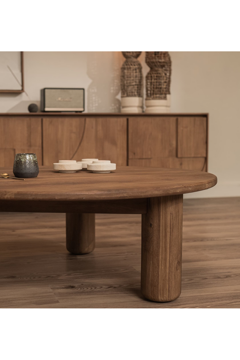 Round Teak Coffee Table | dBodhi Dino | Oroatrade.com